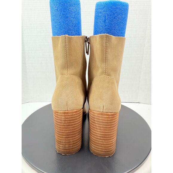 Steve Madden Calabria Womens Size 6M Tan Brown Leather Ankle Boots Booties - Picture 8 of 13